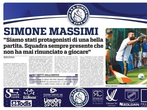 L'intervista a Simone Massimi su Gazzetta Regionale