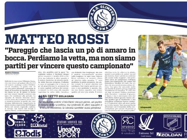 L'intervista a Matteo Rossi su Gazzetta Regionale