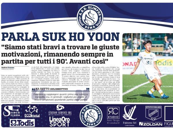 L'intervista a Suk Ho Yoon su Gazzetta Regionale